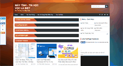 Desktop Screenshot of maytinh.edu.vn